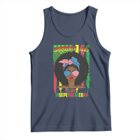 Juneteenth Is My Independence Day Tank Top For Black Women Not 4th Of July