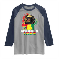 Queen Afro Raglan Shirt Juneteenth 1865