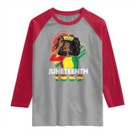Queen Afro Raglan Shirt Juneteenth 1865