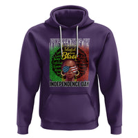Juneteenth Is My Independence Day Hoodie For Black Queen Not July 4th - Wonder Print Shop