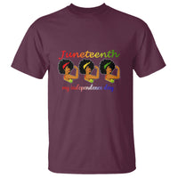 African American History T Shirt Happy Juneteenth Is My Independence Day Free Black Women - Wonder Print Shop