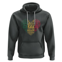 Black History Hoodie Cool Juneteenth with African Proud Heart - Wonder Print Shop