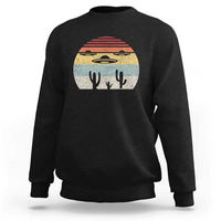 Vintage Retro UFO Alien Desert Sweatshirt - Wonder Print Shop