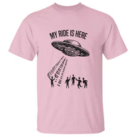 My Ride Alien Flying Saucer UFO Abduction T Shirt - Wonder Print Shop