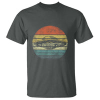 UFO Gifts Retro Sunset Funny Alien UFO Hunter Silhouette T Shirt - Wonder Print Shop