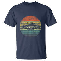 UFO Gifts Retro Sunset Funny Alien UFO Hunter Silhouette T Shirt - Wonder Print Shop