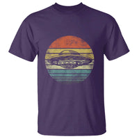 UFO Gifts Retro Sunset Funny Alien UFO Hunter Silhouette T Shirt - Wonder Print Shop