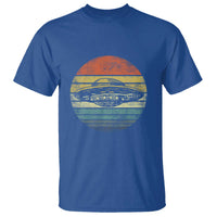 UFO Gifts Retro Sunset Funny Alien UFO Hunter Silhouette T Shirt - Wonder Print Shop