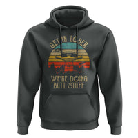 Retro Vintage Get In Loser We're Doing Butt Stuff Alien UFO Hoodie - Wonder Print Shop