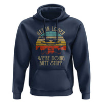 Retro Vintage Get In Loser We're Doing Butt Stuff Alien UFO Hoodie - Wonder Print Shop