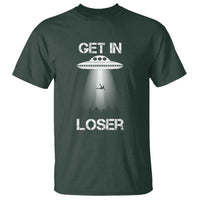 Get In Loser Alien Abduction Shirt UFO T Shirt - Wonder Print Shop