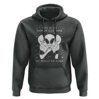 This Is My Human Costume I'm Really An Alien UFO Hoodie - Wonder Print Shop
