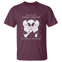This Is My Human Costume I'm Really An Alien UFO T Shirt - Wonder Print Shop