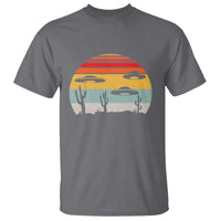 Vintage UFO Lover Alien Desert Retro T Shirt - Wonder Print Shop
