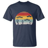 Vintage UFO Lover Alien Desert Retro T Shirt - Wonder Print Shop