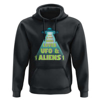 Just A Boy Who Loves UFO & Aliens Funny World UFO Day Hoodie - Wonder Print Shop