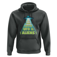 Just A Boy Who Loves UFO & Aliens Funny World UFO Day Hoodie - Wonder Print Shop