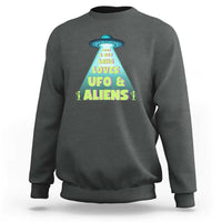 Just A Boy Who Loves UFO & Aliens Funny World UFO Day Sweatshirt - Wonder Print Shop