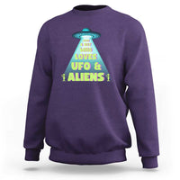Just A Boy Who Loves UFO & Aliens Funny World UFO Day Sweatshirt - Wonder Print Shop