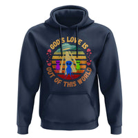 Vintage God's Love Is Out Of This World, World UFO Day Hoodie - Wonder Print Shop