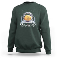 ASTRONAUT ALIEN UFO Sweatshirt Smoking Weed Cannabis Smokers - Wonder Print Shop