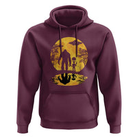 Alien Bigfoot Moon Sasquatch UFO Extraterrestrial Hoodie - Wonder Print Shop