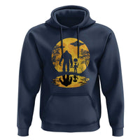 Alien Bigfoot Moon Sasquatch UFO Extraterrestrial Hoodie - Wonder Print Shop