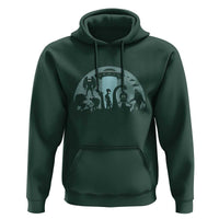 Bigfoot Ufo Loch Ness Monster Mothman And Aliens! Cryptid Hoodie - Wonder Print Shop