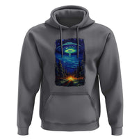 UFO Aliens Flying Saucer - Van Gogh Style - Starry Night Hoodie - Wonder Print Shop