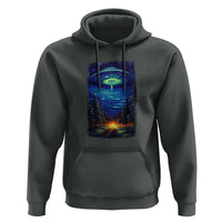 UFO Aliens Flying Saucer - Van Gogh Style - Starry Night Hoodie - Wonder Print Shop