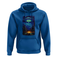 UFO Aliens Flying Saucer - Van Gogh Style - Starry Night Hoodie - Wonder Print Shop