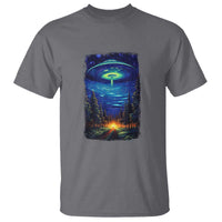 UFO Aliens Flying Saucer - Van Gogh Style - Starry Night T Shirt - Wonder Print Shop