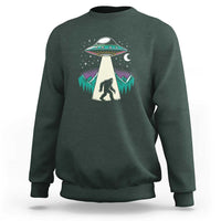 UFO Bigfoot Alien Abduction Sweatshirt - Wonder Print Shop