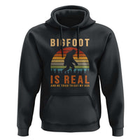 Bigfoot Is Real And He Tried To Eat My Ass Funny Sasquatch Hoodie - Wonder Print Shop