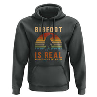 Bigfoot Is Real And He Tried To Eat My Ass Funny Sasquatch Hoodie - Wonder Print Shop