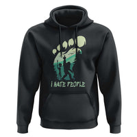 I Hate People Funny Alien Bigfoot Mountains Trip 2024 Hoodie - Wonder Print Shop