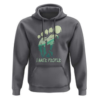 I Hate People Funny Alien Bigfoot Mountains Trip 2024 Hoodie - Wonder Print Shop