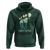 I Hate People Funny Alien Bigfoot Mountains Trip 2024 Hoodie - Wonder Print Shop