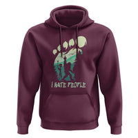 I Hate People Funny Alien Bigfoot Mountains Trip 2024 Hoodie - Wonder Print Shop