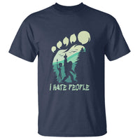 I Hate People Funny Alien Bigfoot Mountains Trip 2024 T Shirt - Wonder Print Shop