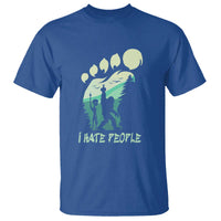 I Hate People Funny Alien Bigfoot Mountains Trip 2024 T Shirt - Wonder Print Shop