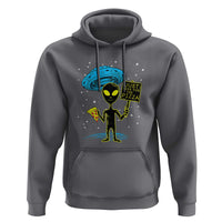 NASA UFO Alien Just Here For The Pizza Hoodie - Wonder Print Shop