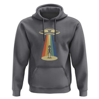 UFO Abduction - Alien Abduction Vintage Aliens Lover Hoodie - Wonder Print Shop