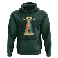 UFO Abduction - Alien Abduction Vintage Aliens Lover Hoodie - Wonder Print Shop