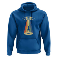 UFO Abduction - Alien Abduction Vintage Aliens Lover Hoodie - Wonder Print Shop