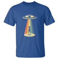 UFO Abduction - Alien Abduction Vintage Aliens Lover T Shirt - Wonder Print Shop