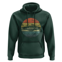 UFO Gifts Retro Sunset Funny Alien UFO Hunter Silhouette Hoodie - Wonder Print Shop