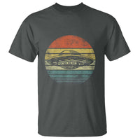 UFO Gifts Retro Sunset Funny Alien UFO Hunter Silhouette T Shirt - Wonder Print Shop