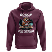 Soggy Beaver BBQ If It's Not All Over Your Face Beaver Hoodie - Wonder Print Shop
