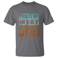 BBQ Smoker Themed Retro - Vintage My Meat Smoking T Shirt - Wonder Print Shop